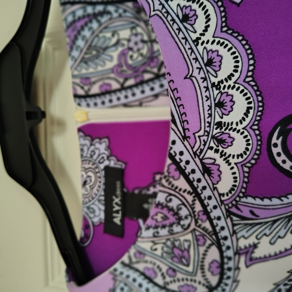 ALYX Purple Paisley Dress - Picture 2 of 2